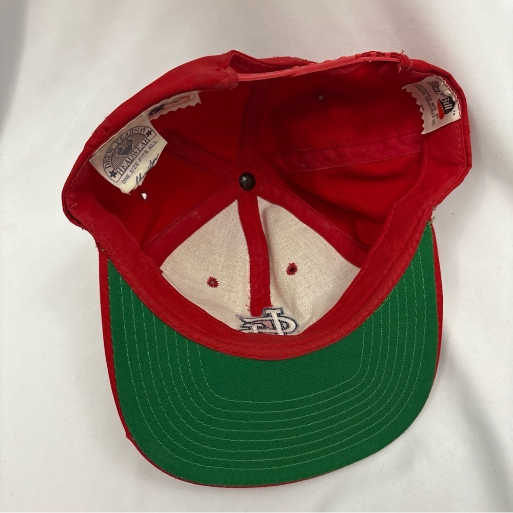 Vintage St Louis Cardinals Drew Pearson Sof’ Bill Snapback Hat Cap MLB Baseball - Picture 11 of 15